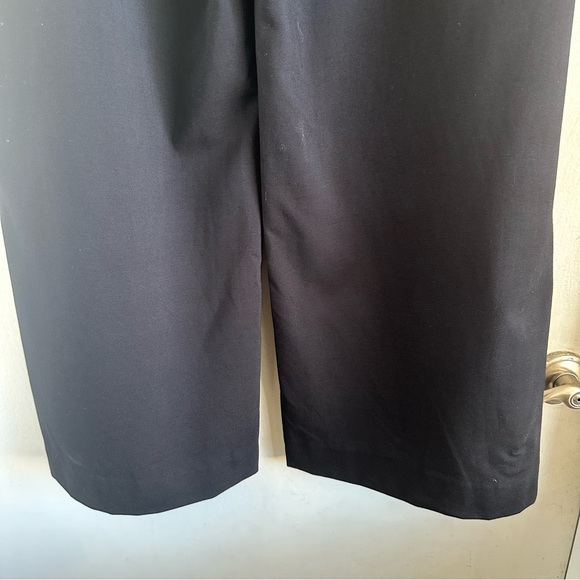 Ann Taylor The Sailor Dramatic Black Wide-Leg Stretchy Trousers Pants Size 16P - Picture 9 of 15